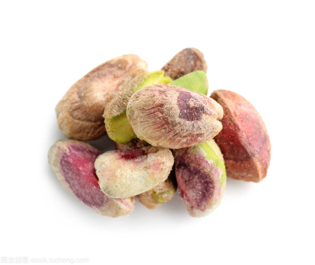 雪白背景下的美味寶藏 開心果堅(jiān)果的銷售魅力